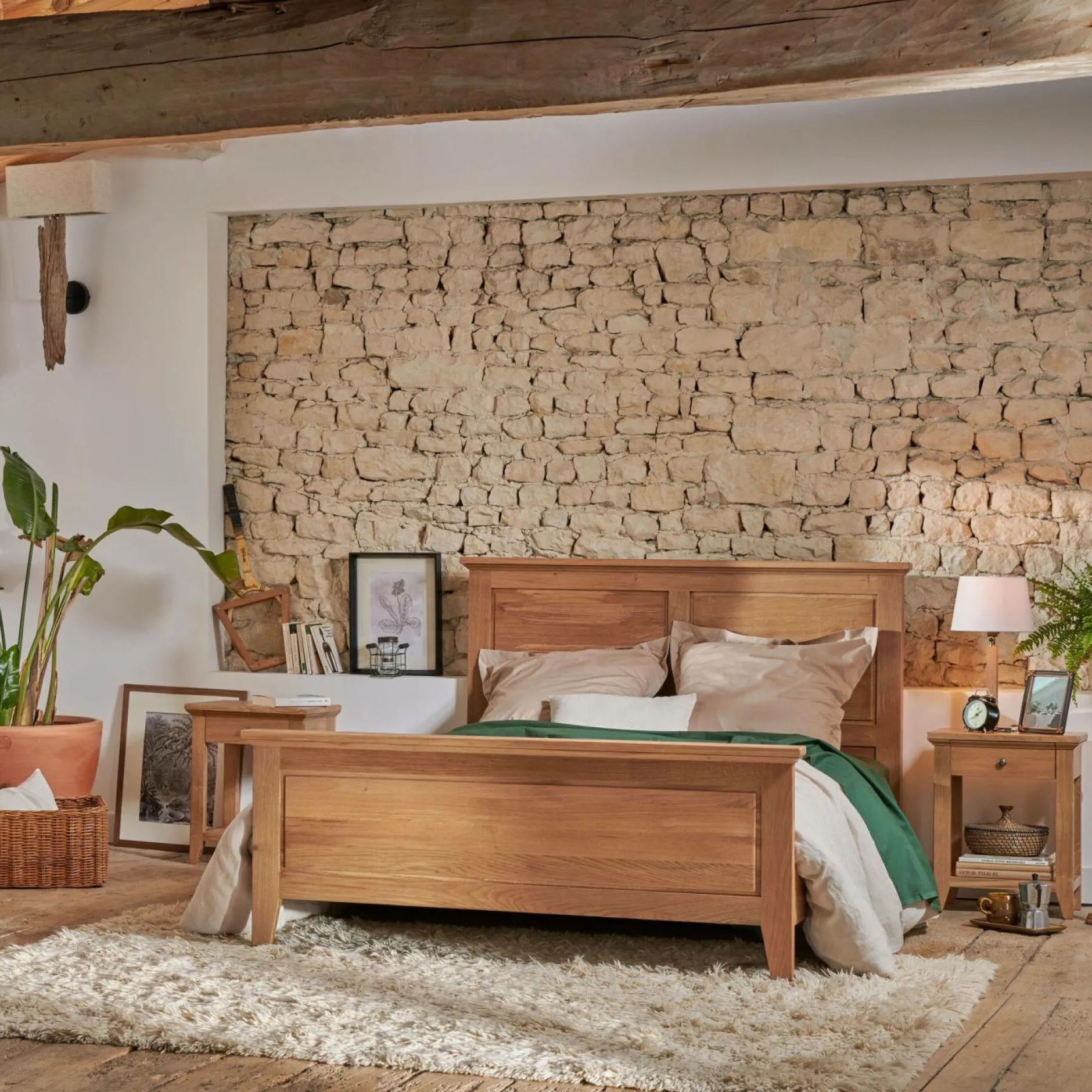 Lampes À Poser>Camif ALUMINOR Lampe à poser Quatro Up - Chêne clair