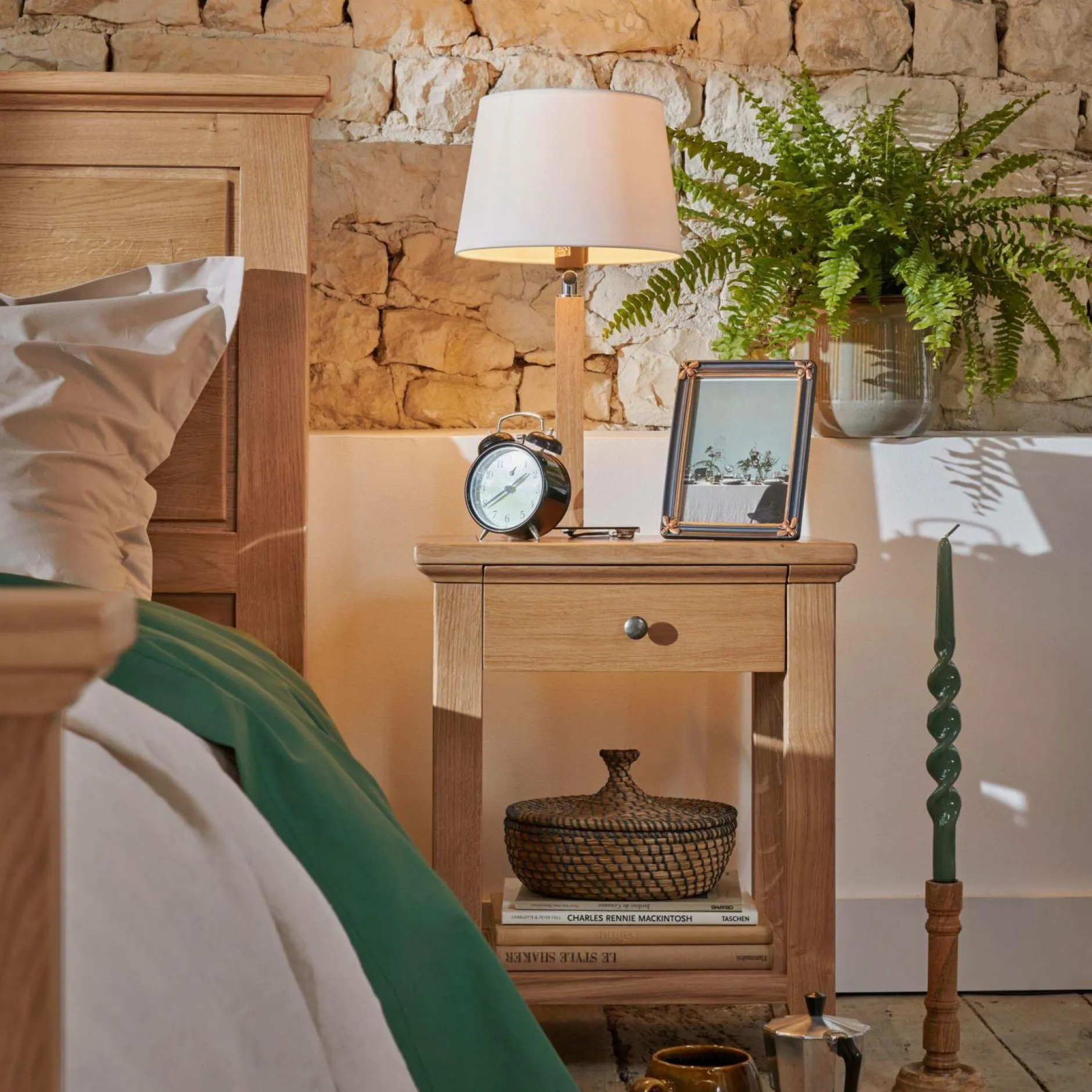 Lampes À Poser>Camif ALUMINOR Lampe à poser Quatro Up - Chêne clair