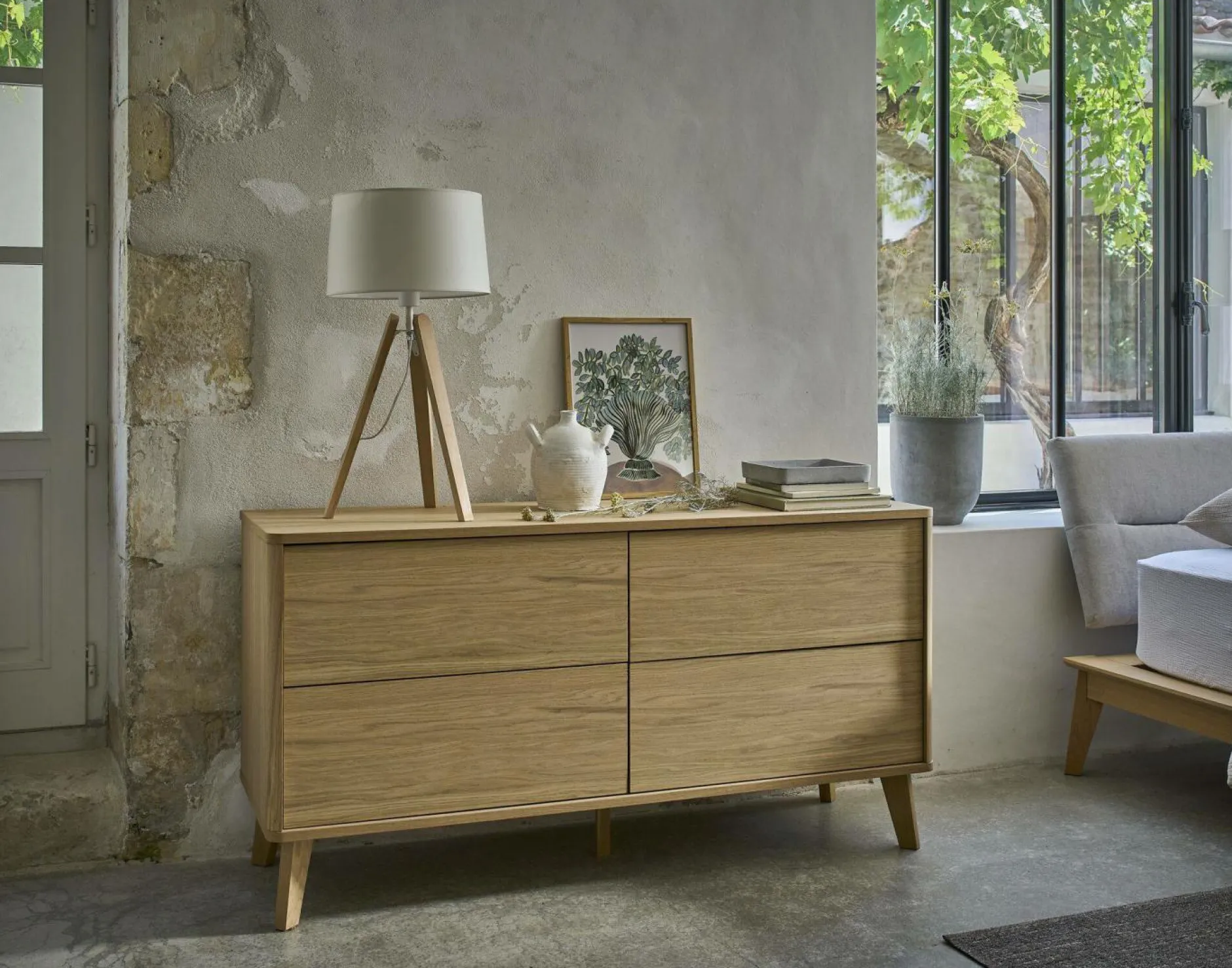 Lampes À Poser>Camif ALUMINOR Lampe de table Essence - Blanc