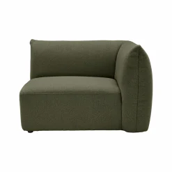 Canapés Modulables></noscript>Camif Angle droit pour canapé modulable tissu Pixel - Vert Mousse