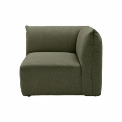 Canapés Modulables></noscript>Camif Angle droit pour canapé modulable tissu Pixel - Vert Mousse