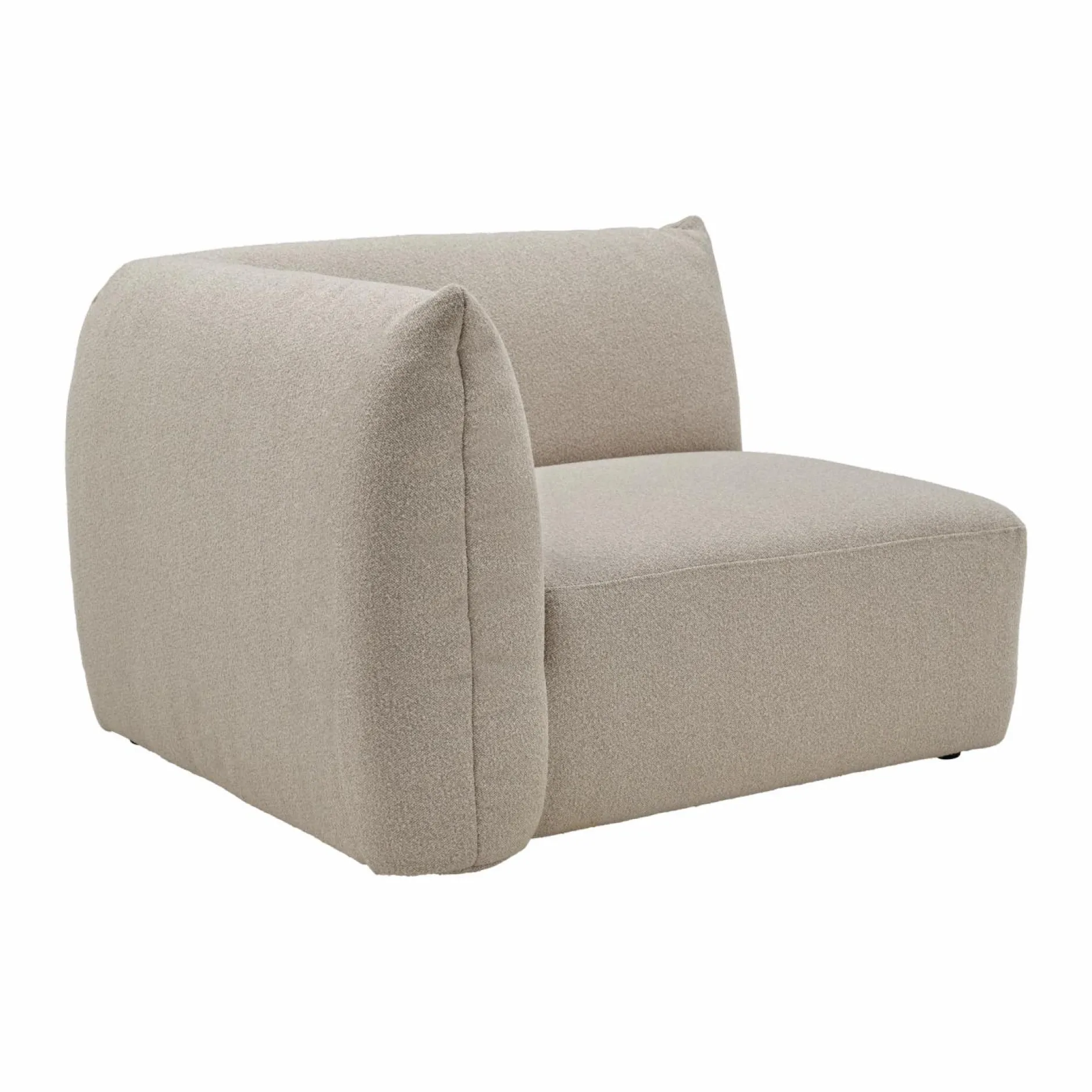 Canapés Modulables>Camif Angle gauche pour canapé modulable tissu Pixel - Naturel