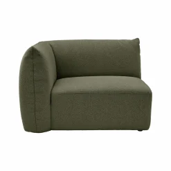 Canapés Modulables></noscript>Camif Angle gauche pour canapé modulable tissu Pixel - Vert Mousse