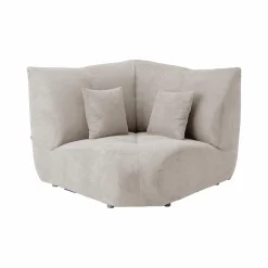 Canapés Modulables>Camif Angle pour canapé modulable tissu Benny - Naturel