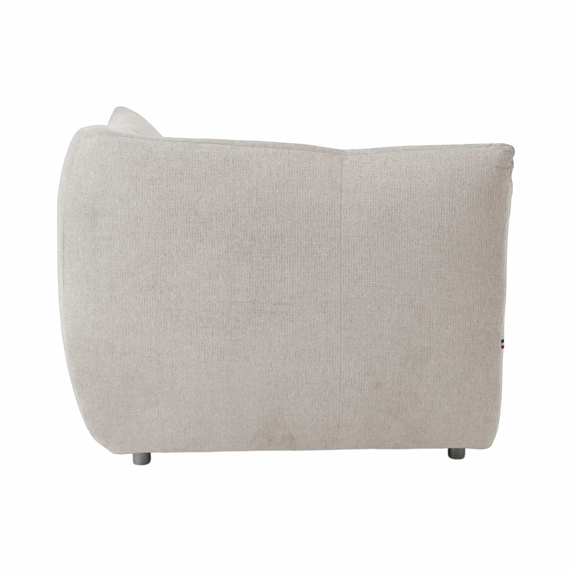 Canapés Modulables>Camif Angle pour canapé modulable tissu Benny - Naturel