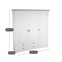 Armoires|Armoires Et Dressing></noscript>Camif Armoire 3 portes Apolline