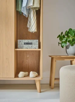 Armoires|Armoires Et Dressing></noscript>Camif Armoire 2 portes bois Atia