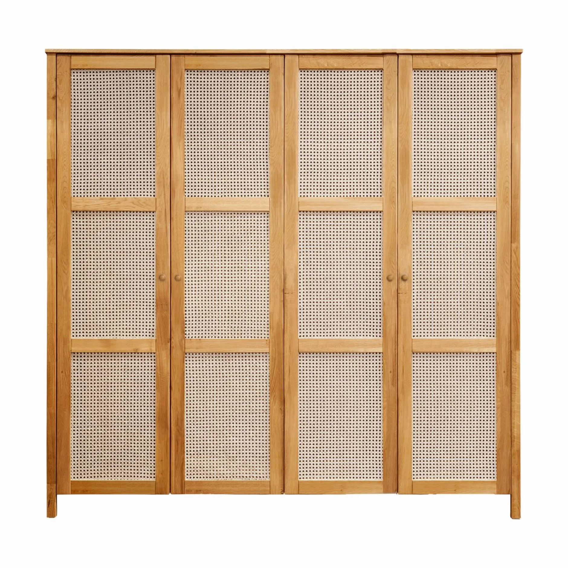 Armoires|Armoires Et Dressing>Camif Armoire chêne massif 4 portes Capucine