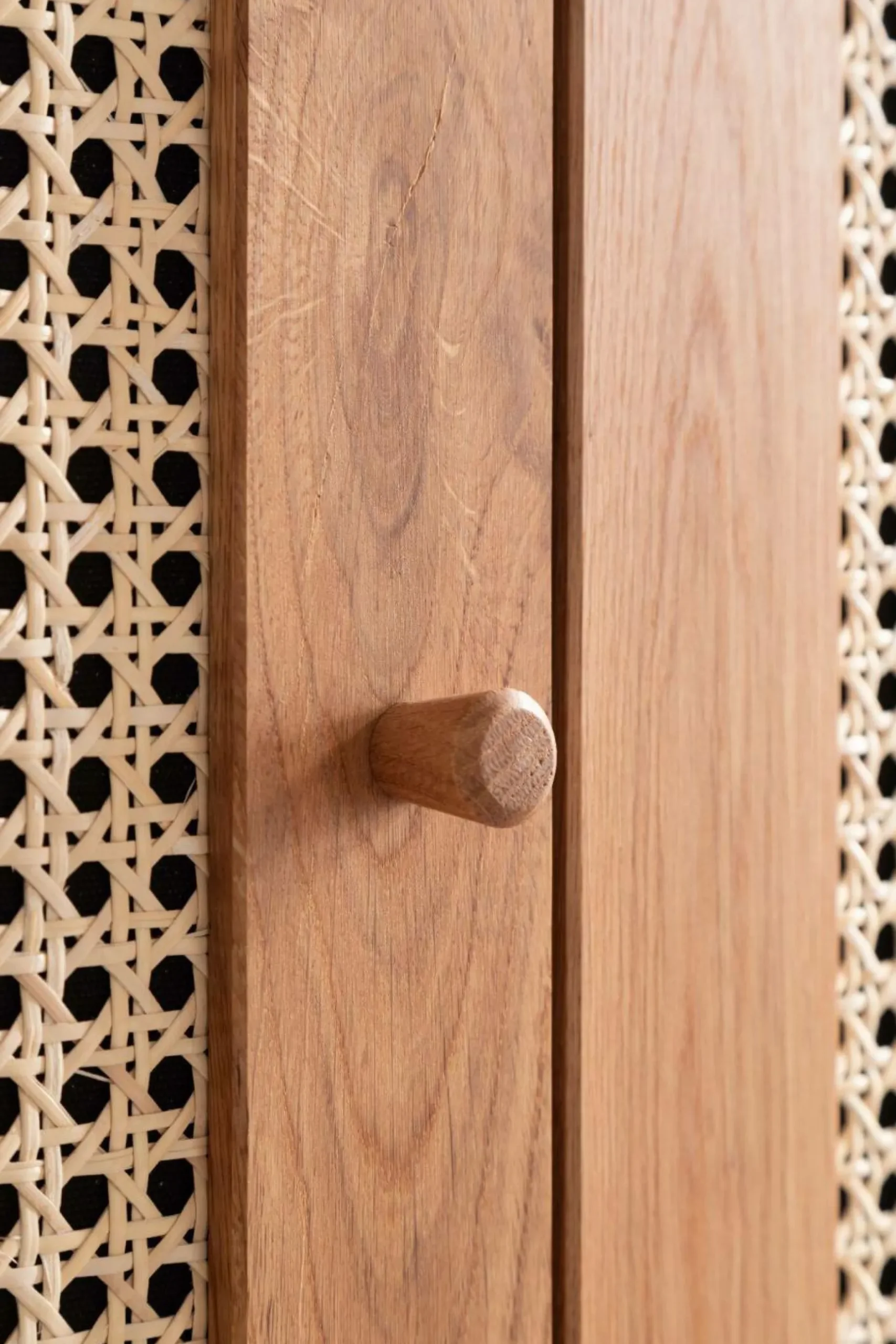 Armoires|Armoires Et Dressing>Camif Armoire chêne massif 4 portes Capucine