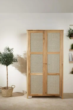 Armoires|Armoires Et Dressing>Camif Armoire chêne massif 2 portes Capucine