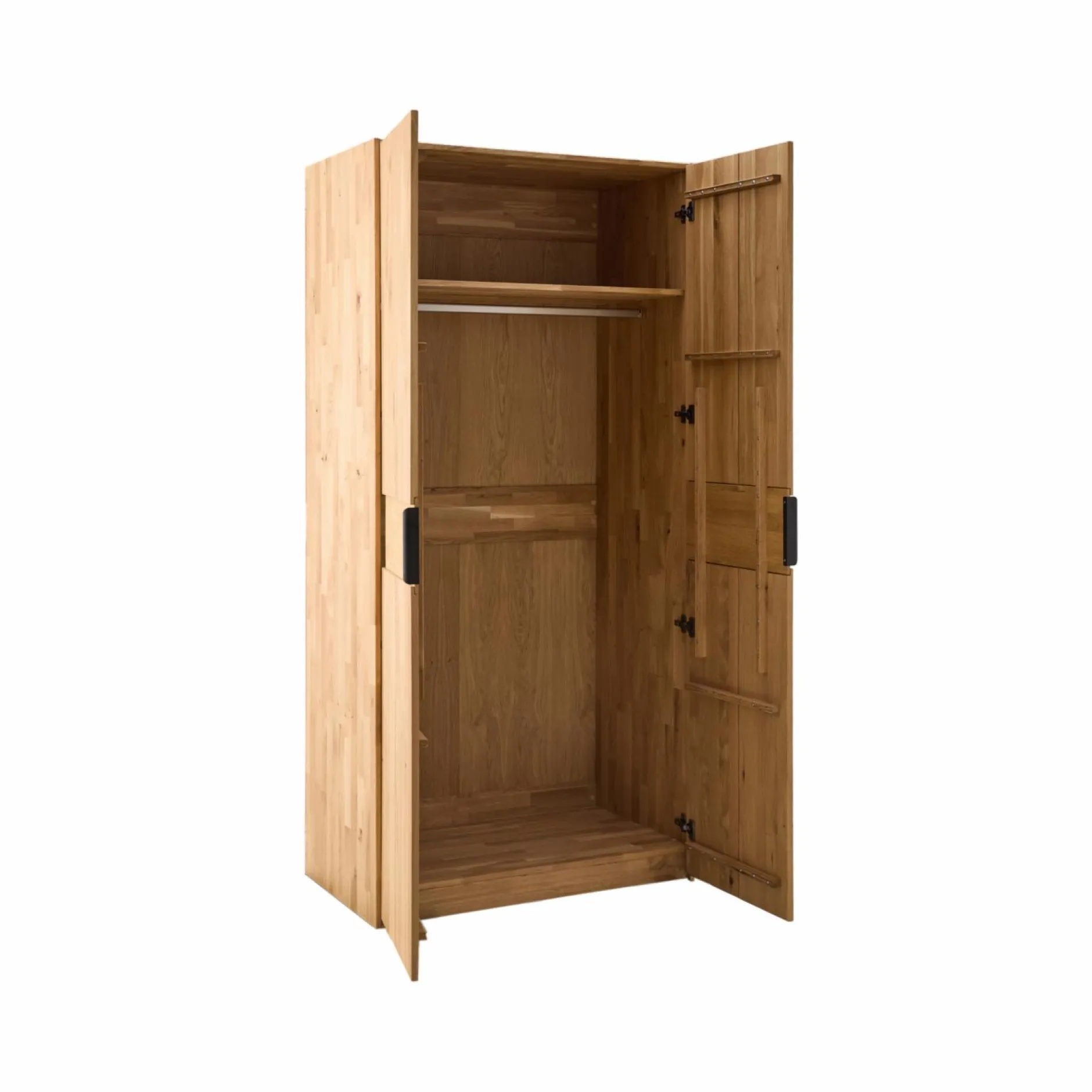Armoires|Armoires Et Dressing>Camif Armoire chêne massif 2 portes Conor