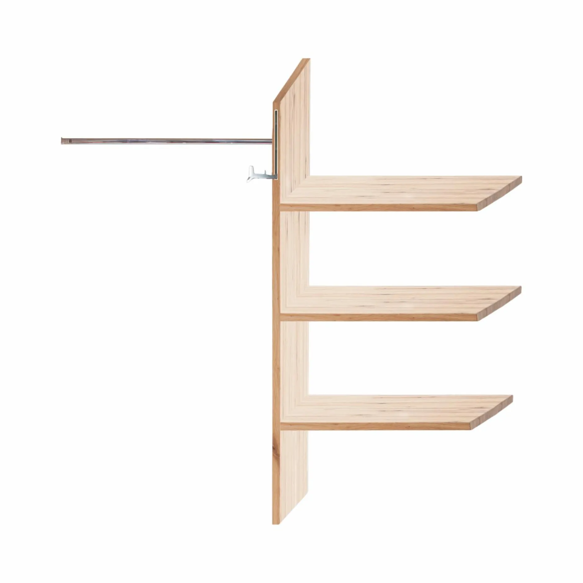 Armoires|Armoires Et Dressing>Camif Armoire chêne massif 2 portes Conor