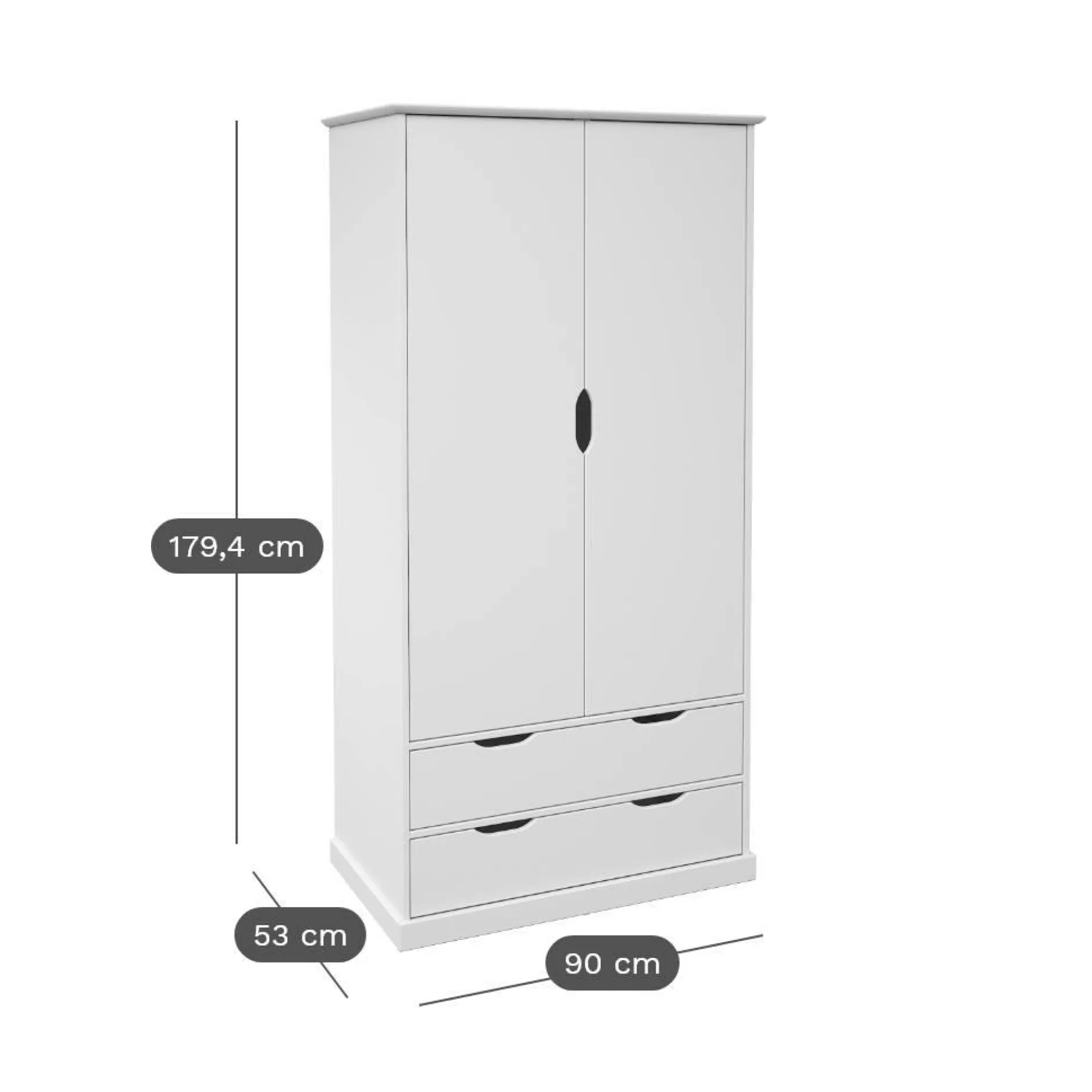 Armoires|Armoires Et Dressing>Camif Armoire Théa