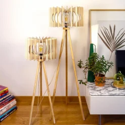 Lampadaires>Camif ATELIER LOUPIOTE Lampadaire liseuse Angèle - - Petit Pieds bois