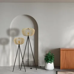 Lampadaires></noscript>Camif ATELIER LOUPIOTE Lampadaire Agathe - - Grand Pieds noir