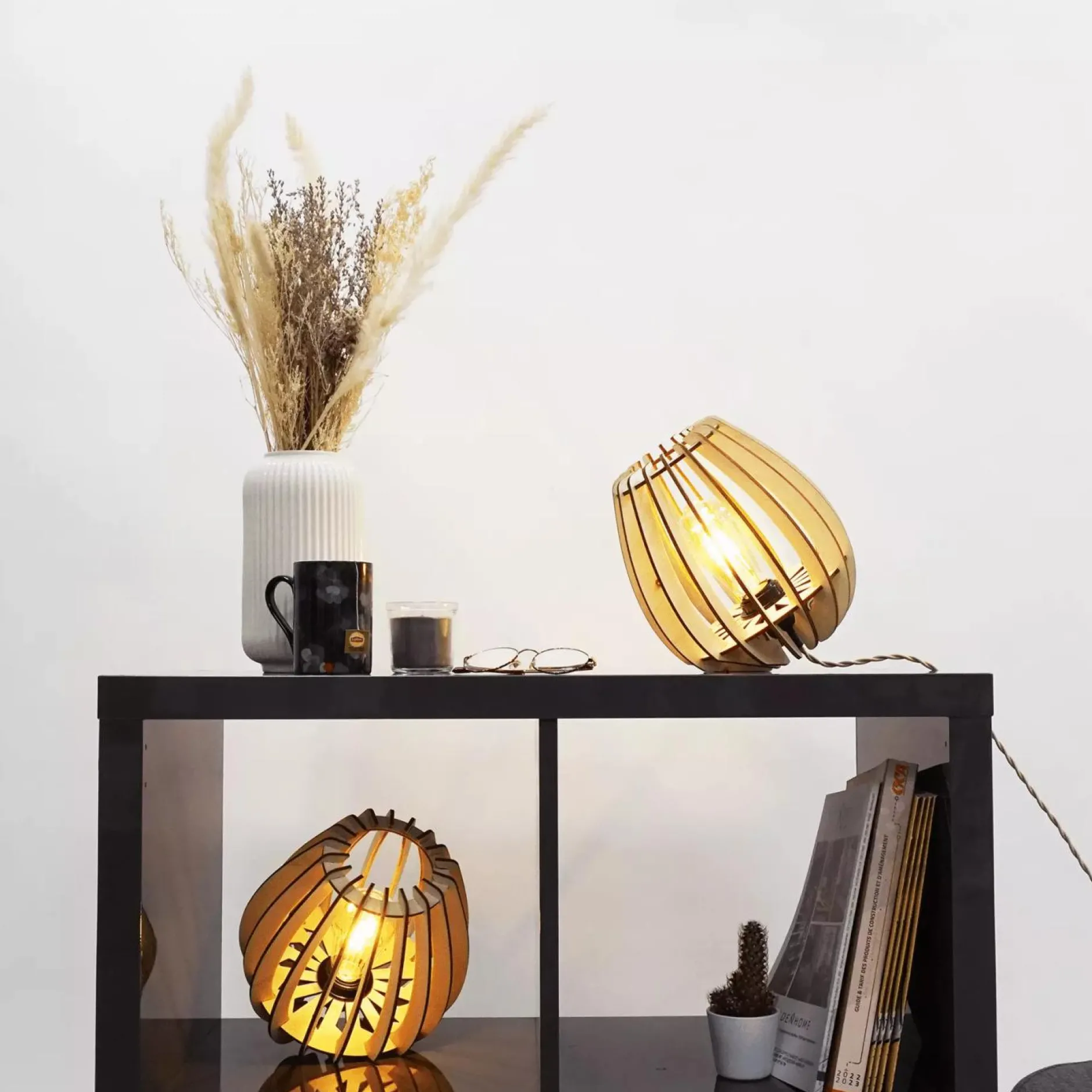 Lampes À Poser>Camif ATELIER LOUPIOTE Lampe à poser Atome - Bois brut