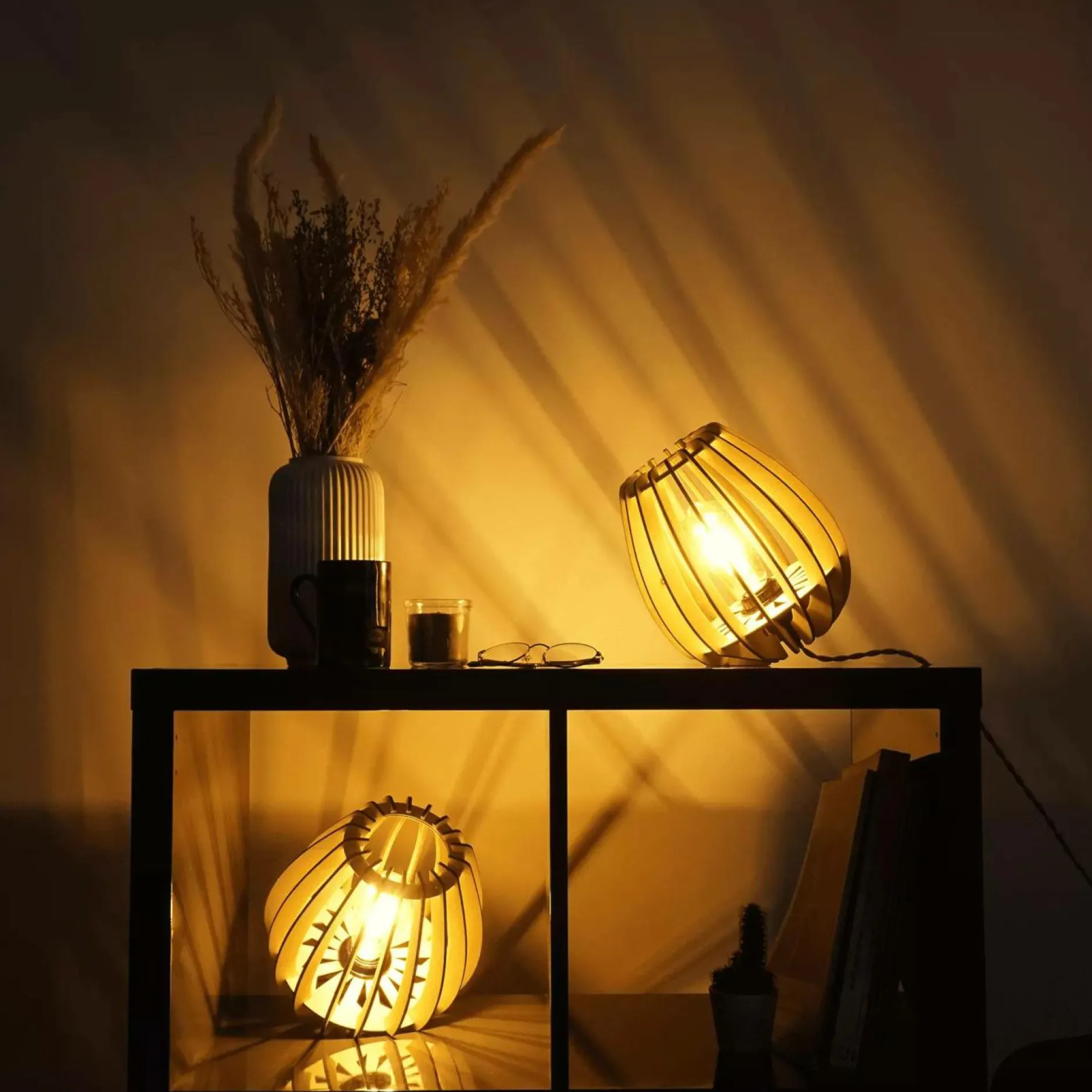 Lampes À Poser>Camif ATELIER LOUPIOTE Lampe à poser Atome - Bois brut