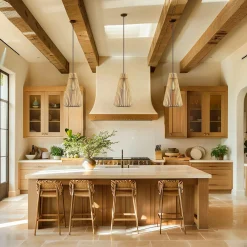 Suspensions></noscript>Camif ATELIER LOUPIOTE Suspension Andromède - Bois brut