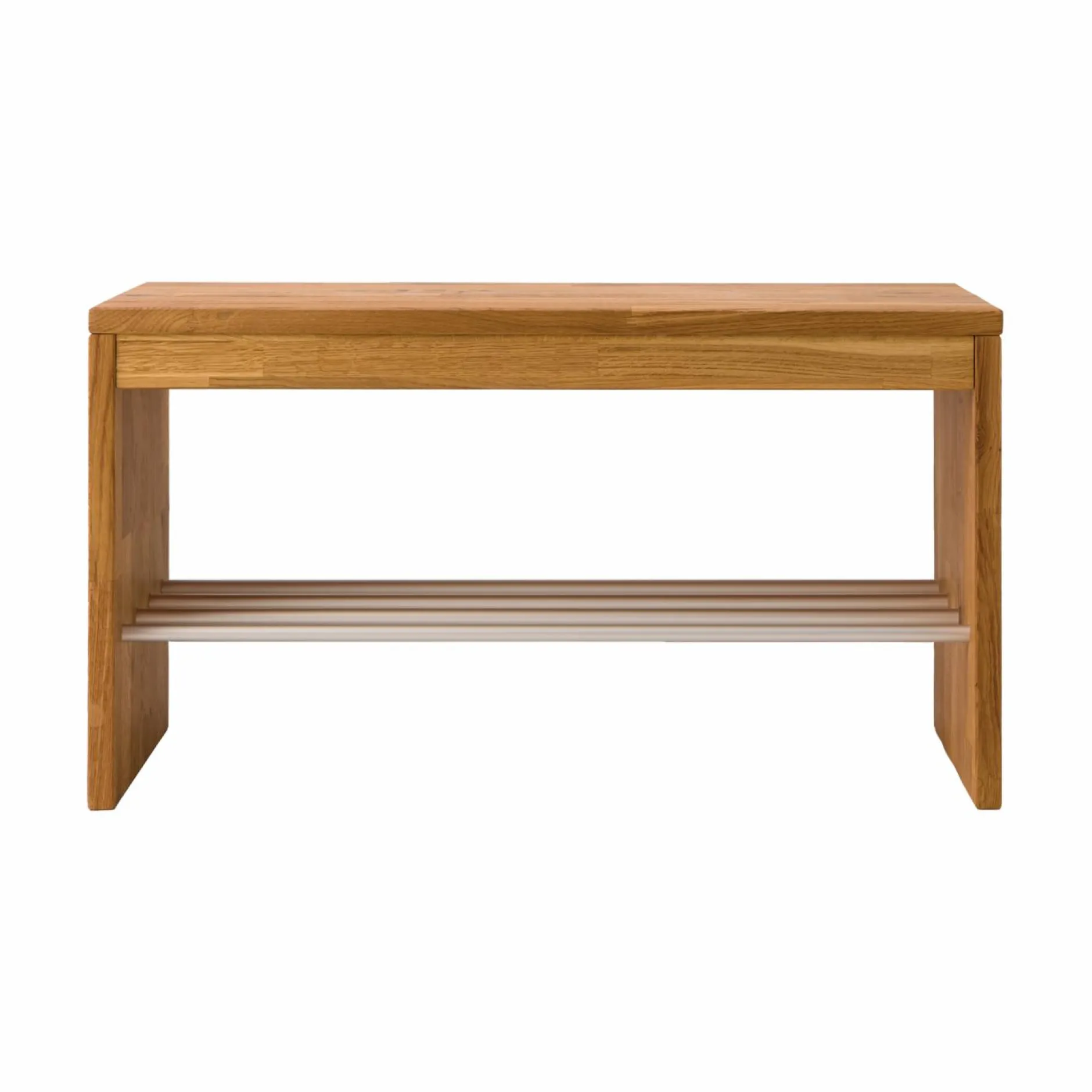 Meubles D'Entrée>Camif Banc à chaussures bois massif 1 place Cyriel - Chêne Massif