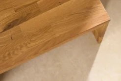 Meubles D'Entrée></noscript>Camif Banc à chaussures bois massif 2 places Cyriel - Chêne Massif