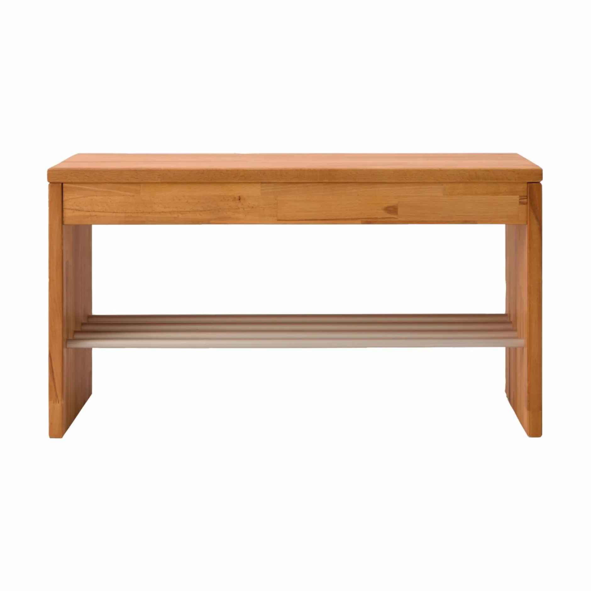 Meubles D'Entrée>Camif Banc à chaussures bois massif 1 place Cyriel - Hêtre Massif