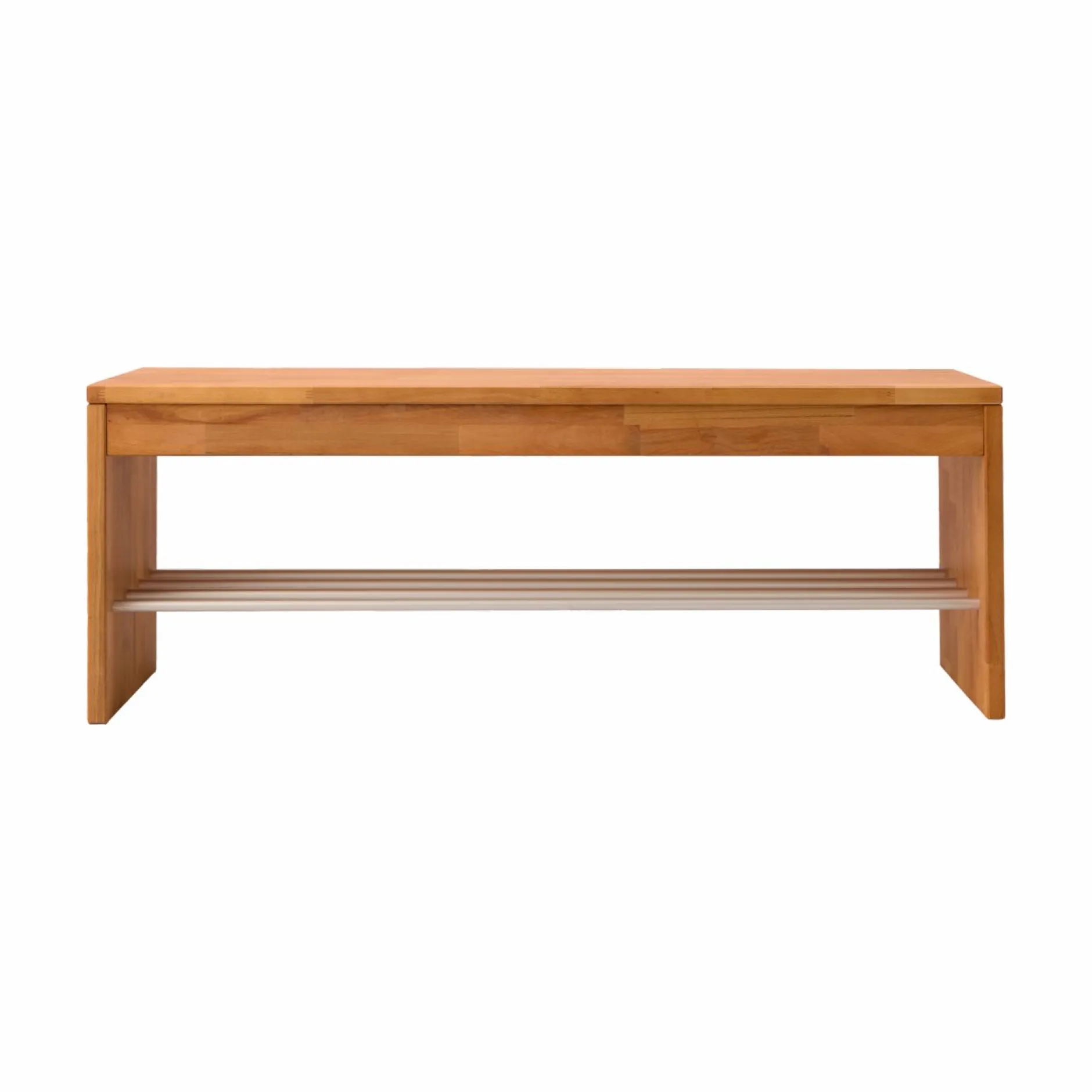 Meubles D'Entrée>Camif Banc à chaussures bois massif 2 places Cyriel - Hêtre Massif