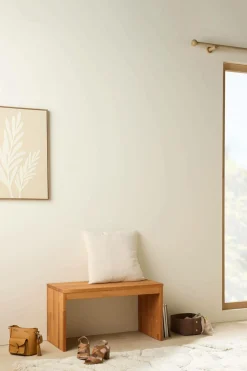 Meubles D'Entrée>Camif Banc bois massif 1 place Cyriel - Hêtre Massif