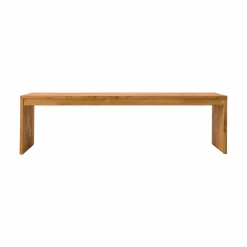 Meubles D'Entrée>Camif Banc bois massif 3 places Cyriel - Chêne Massif