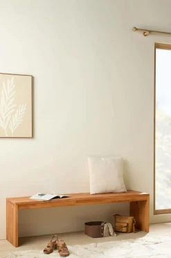 Meubles D'Entrée>Camif Banc bois massif 3 places Cyriel - Hêtre Massif