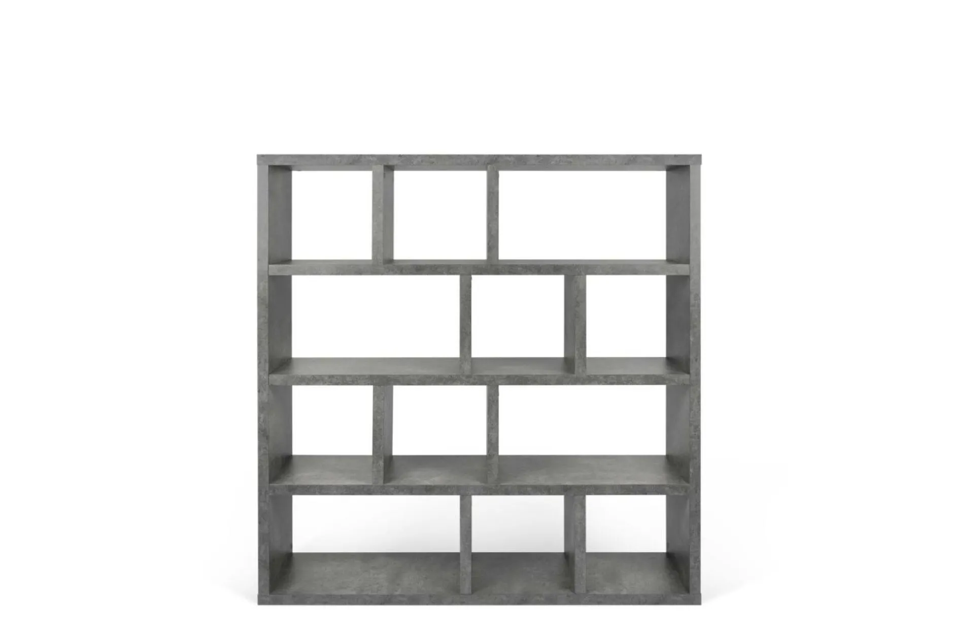 Bibliothèques|Etagères>Camif Bibliothèque 4 niveaux L150 cm Texas - Béton