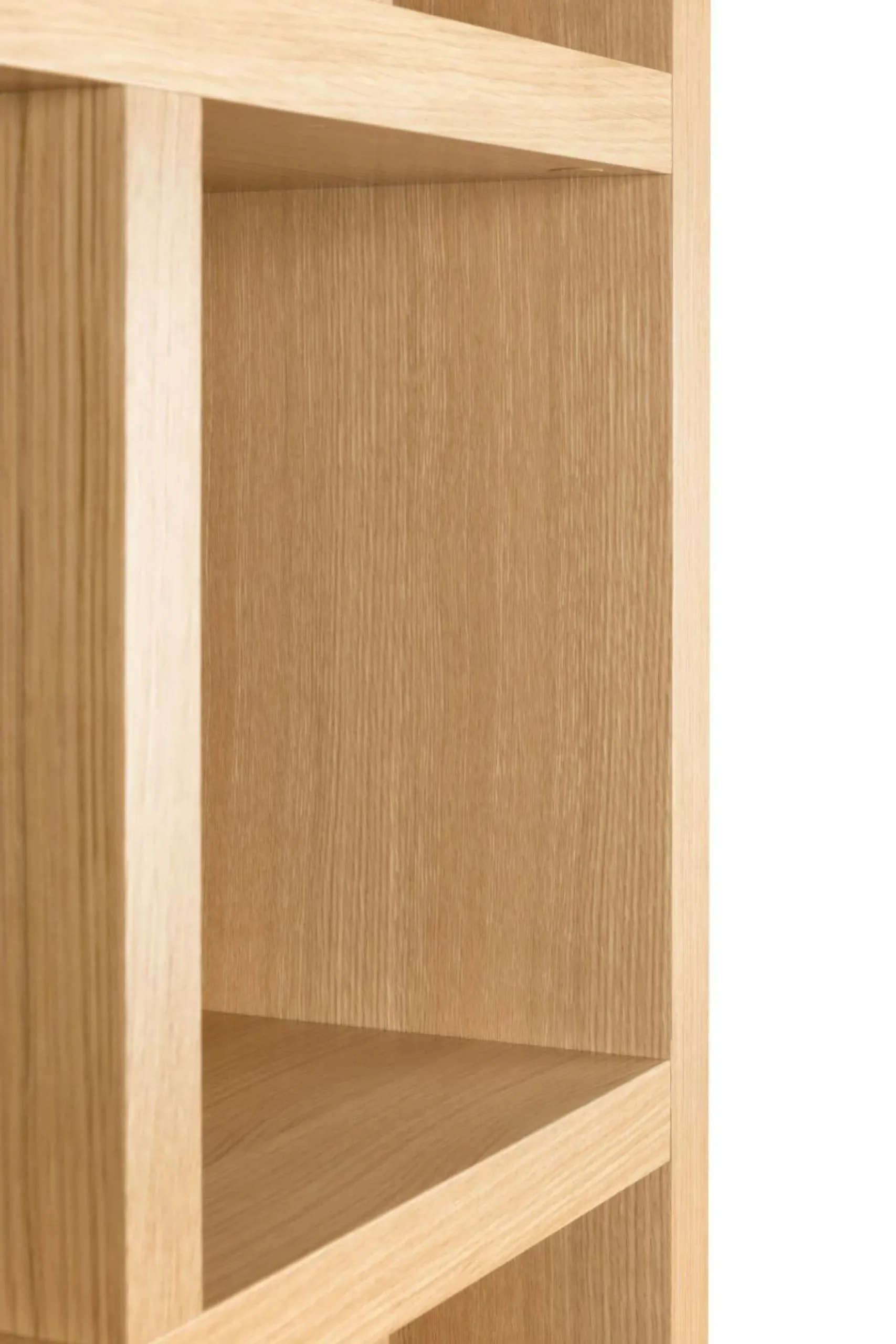 Etagères|Bibliothèques>Camif Bibliothèque 5 niveaux L70 cm Texas - Chêne