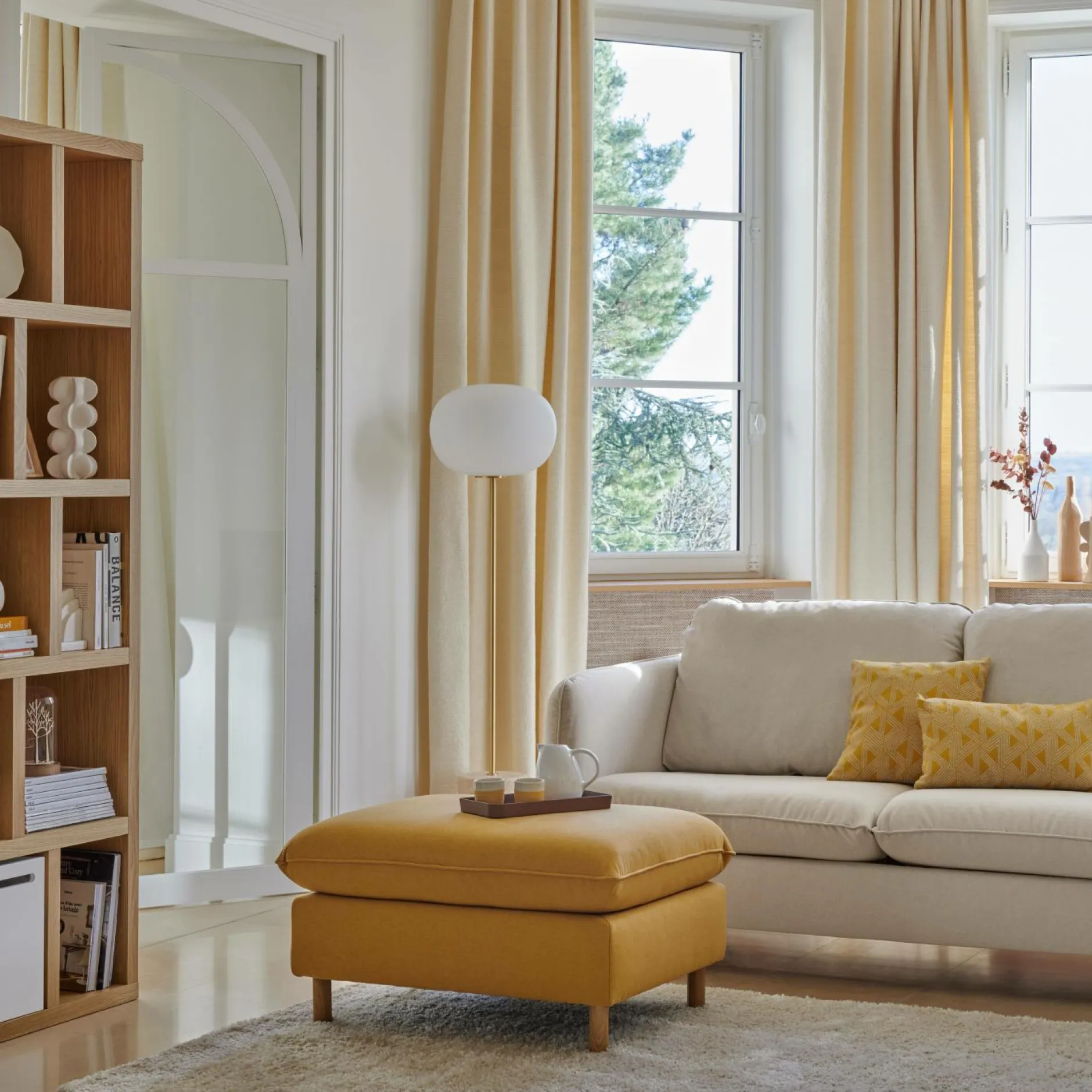 Etagères|Bibliothèques>Camif Bibliothèque 5 niveaux L70 cm Texas - Chêne