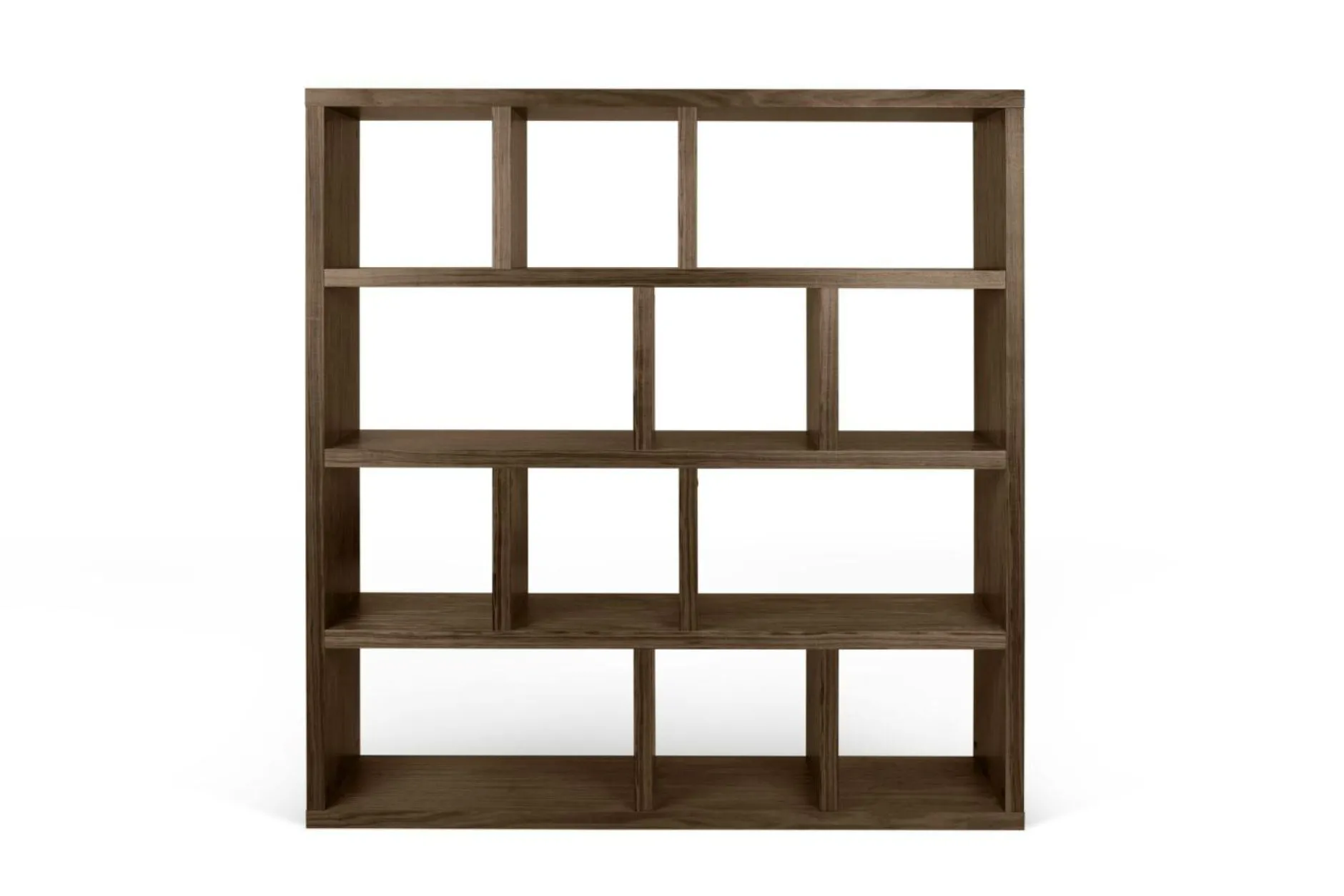 Bibliothèques|Etagères>Camif Bibliothèque 4 niveaux L150 cm Texas - Noyer