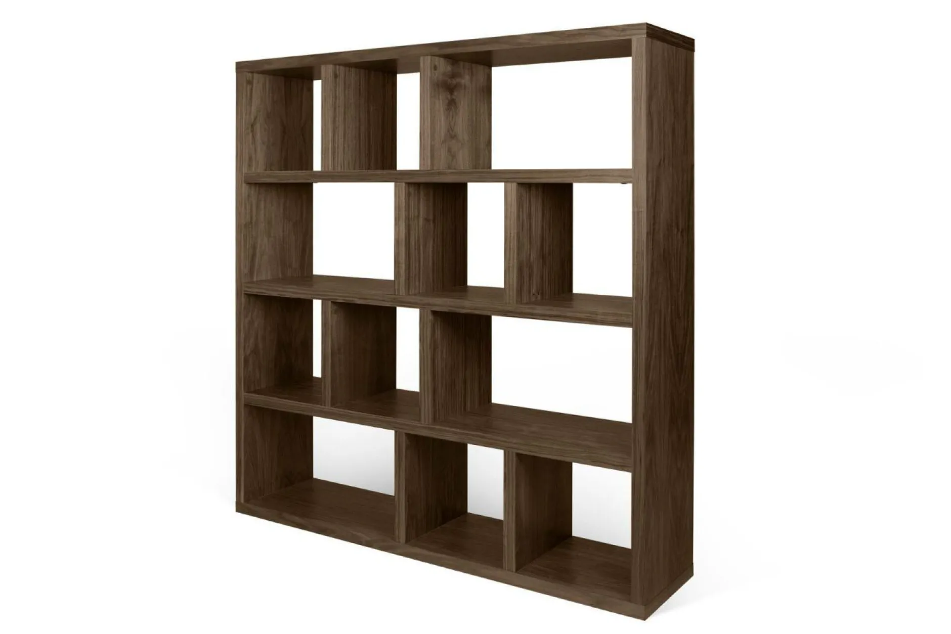 Bibliothèques|Etagères>Camif Bibliothèque 4 niveaux L150 cm Texas - Noyer