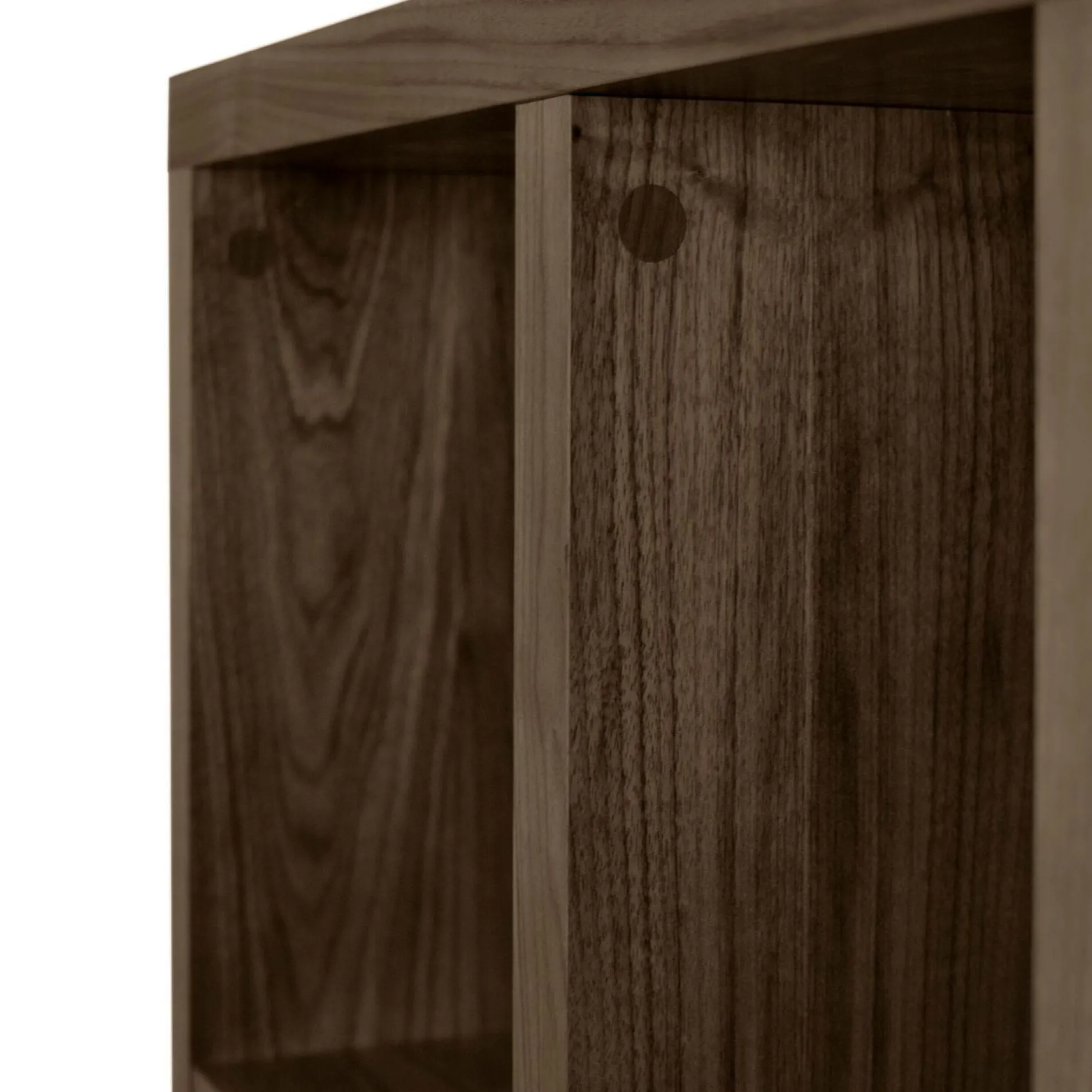 Bibliothèques|Etagères>Camif Bibliothèque 4 niveaux L150 cm Texas - Noyer