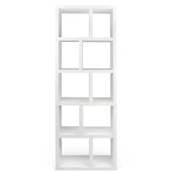 Bibliothèques|Etagères>Camif Bibliothèque 5 niveaux L70 cm Texas - Blanc