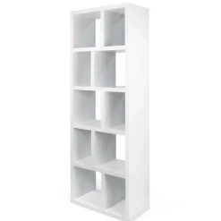Bibliothèques|Etagères>Camif Bibliothèque 5 niveaux L70 cm Texas - Blanc