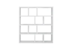 Bibliothèques|Etagères>Camif Bibliothèque 4 niveaux L150 cm Texas - Blanc