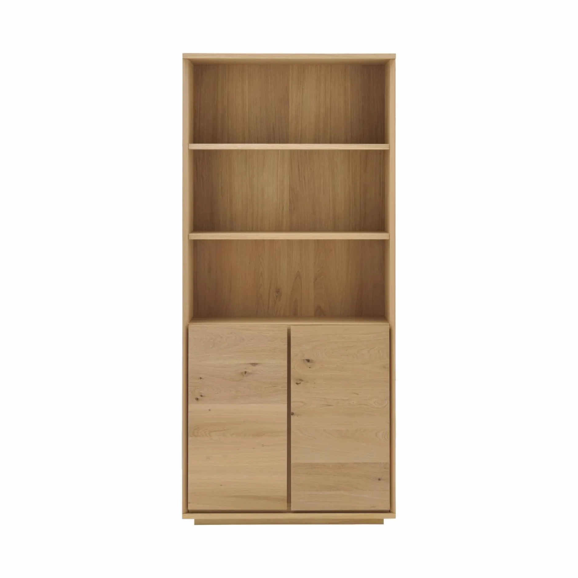 Bibliothèques>Camif Bibliothèque bois 2 portes Albin
