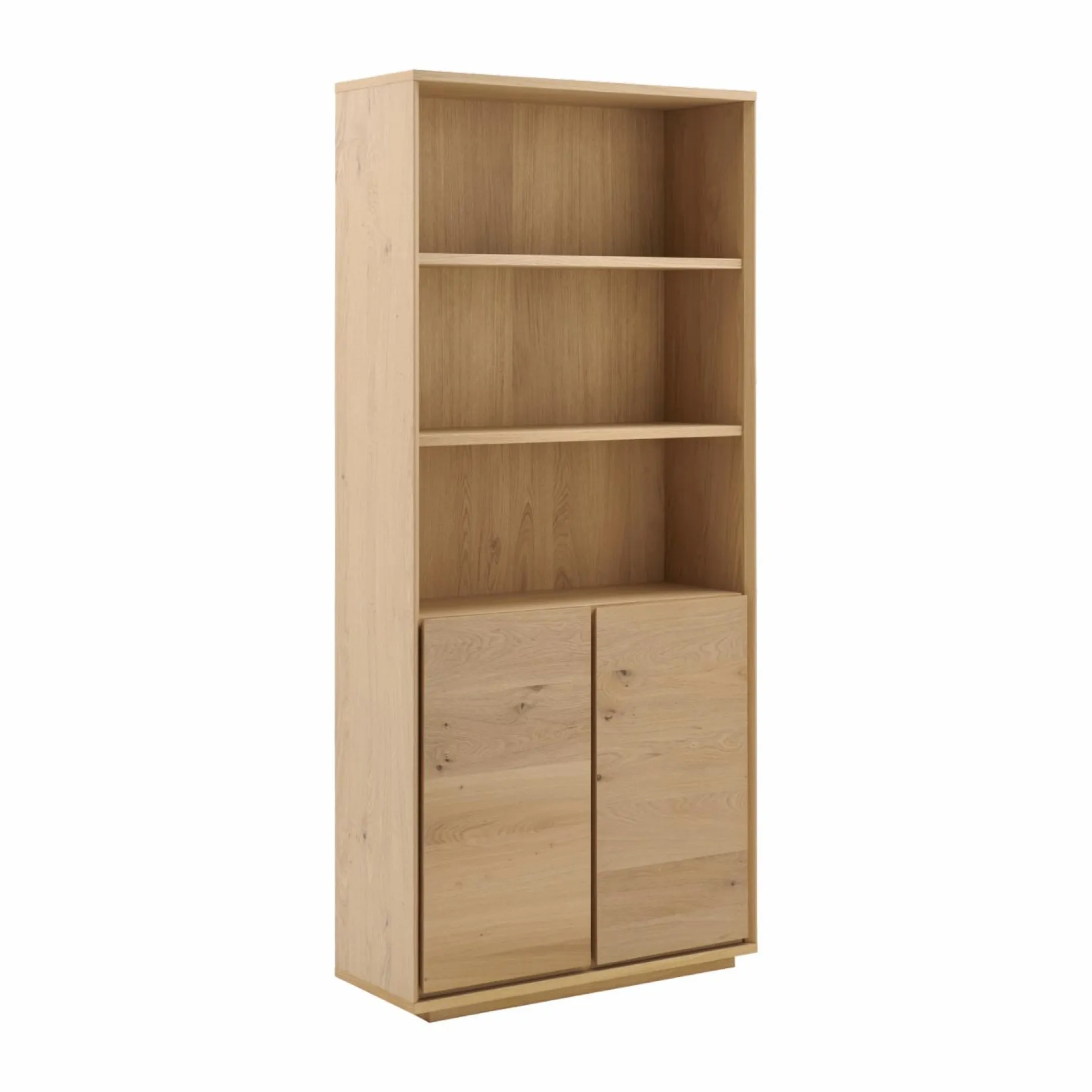 Bibliothèques>Camif Bibliothèque bois 2 portes Albin