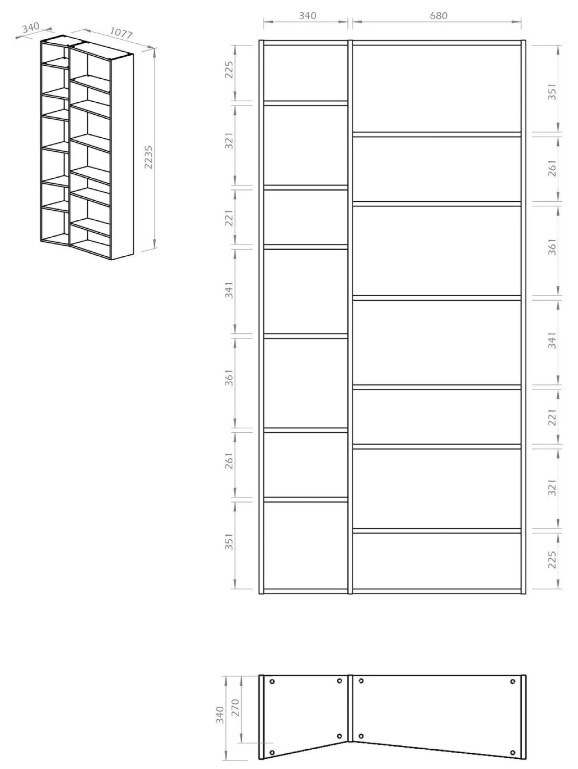 Bibliothèques>Camif Bibliothèque Tarea 1 - Blanc