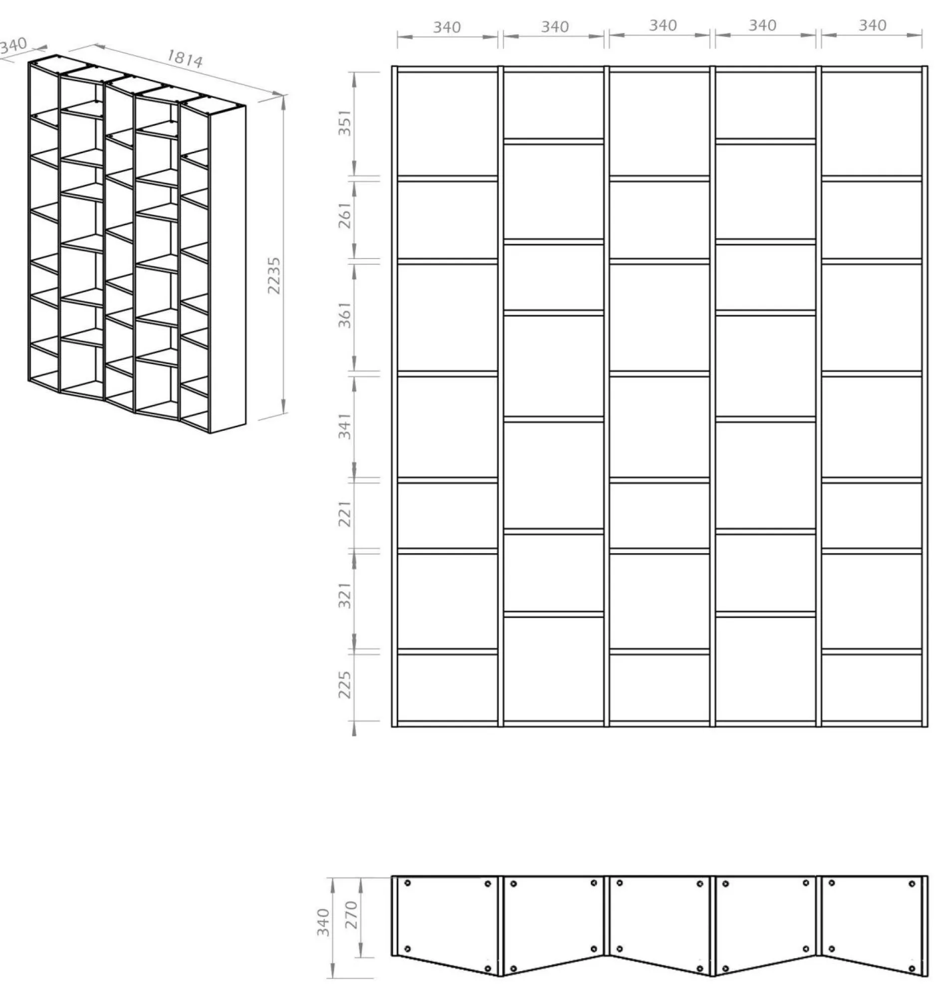 Bibliothèques>Camif Bibliothèque Tarea 4 - Blanc