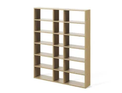 Bibliothèques></noscript>Camif Bibliothèque Terrence 2 - - Placage bois véritable Chêne