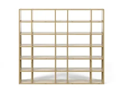 Bibliothèques>Camif Bibliothèque Terrence 3 - - Placage bois véritable Chêne