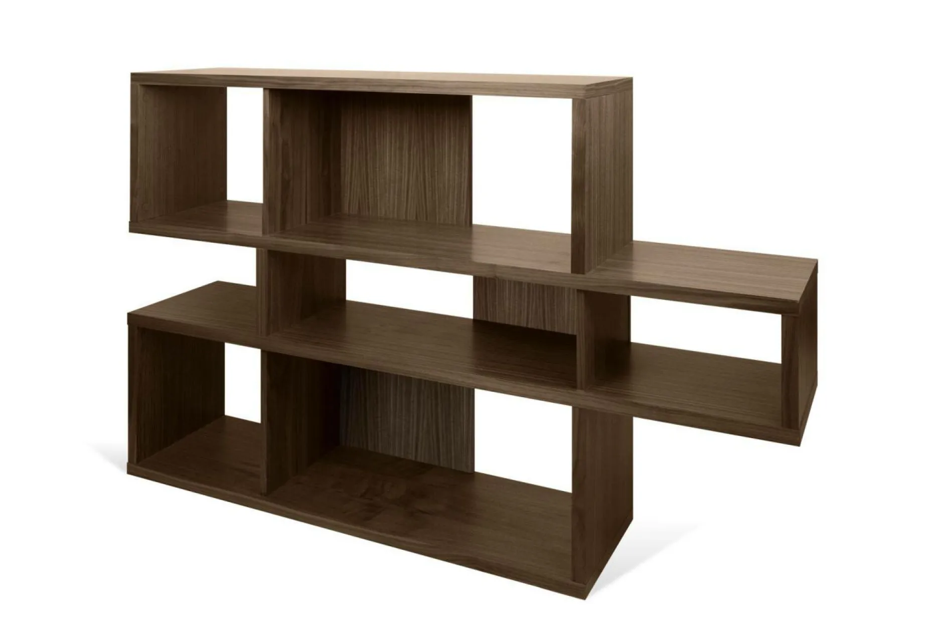 Bibliothèques>Camif Bibliothèque Tess - Noyer/Noyer