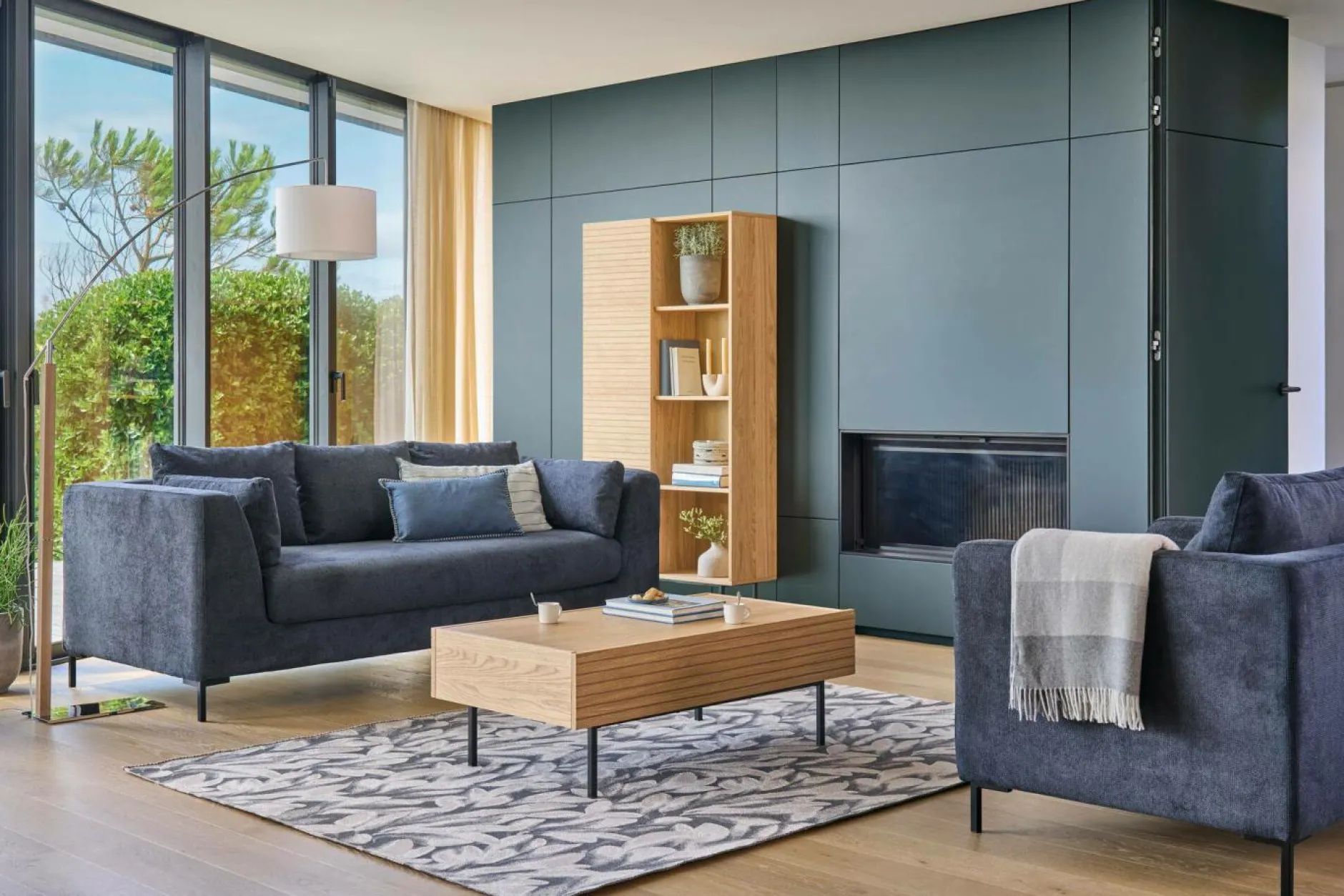 Plaids|Plaids>Camif BIEDERLACK Plaid laine Bertie - - 130 x 170 cm Gris