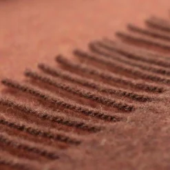 Plaids|Plaids></noscript>Camif BIEDERLACK Plaid laine et cachemire Clarence - - 130 x 170 cm Rost-Terracotta