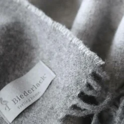 Plaids|Plaids></noscript>Camif BIEDERLACK Plaid laine et cachemire Clarence - - 130 x 170 cm Gris/Argent