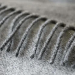 Plaids|Plaids></noscript>Camif BIEDERLACK Plaid laine et cachemire Clarence - - 130 x 170 cm Gris/Argent