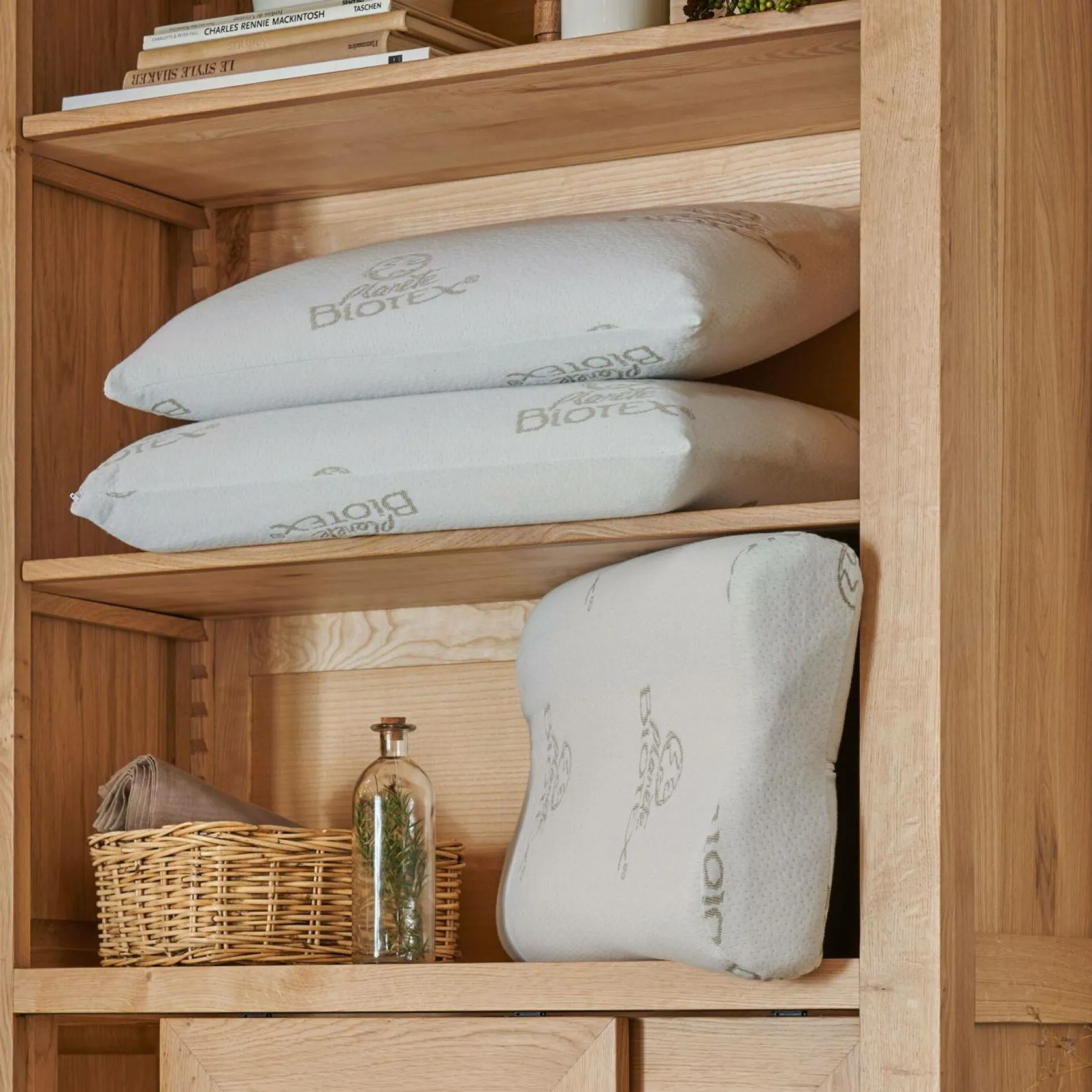 Oreillers|Oreillers>Camif BIOTEX Oreiller ergonomique visco Maïa - 40 x 60 cm